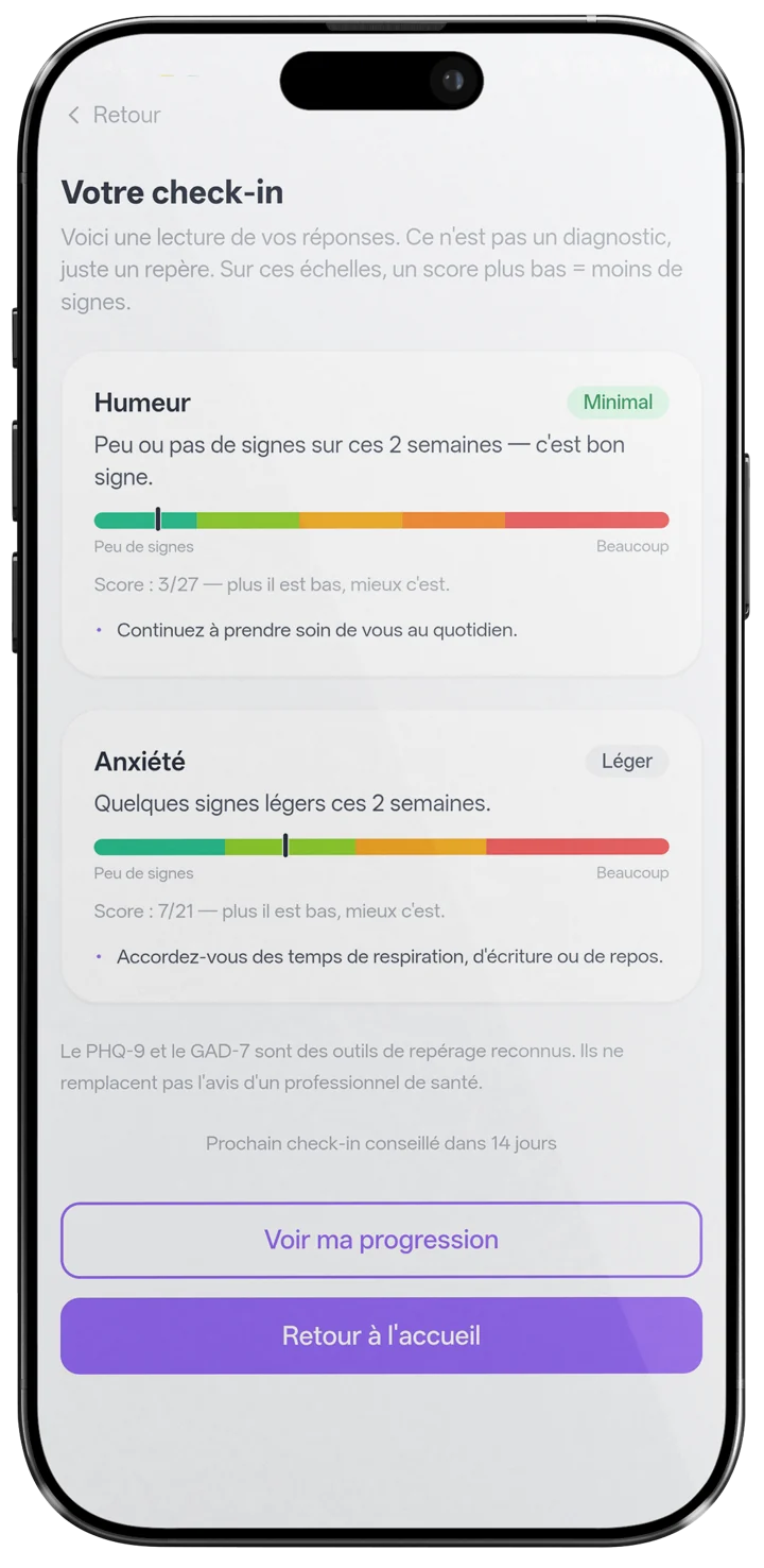 Un signal précoce